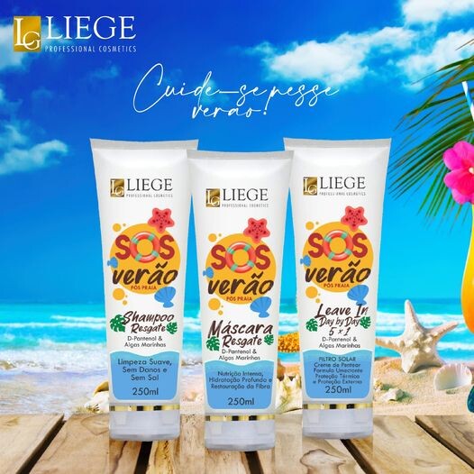 linha SOS Verão liege - SADERUES COSMÉTICOS