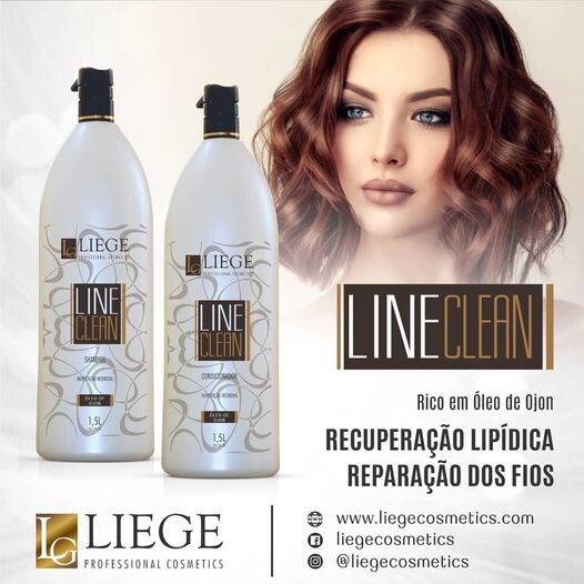 A linha Line Clean liege - SADERUES COSMÉTICOS