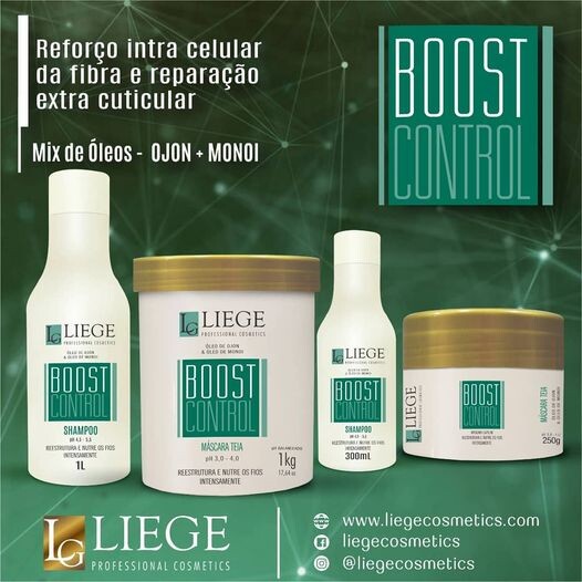 linha Boost Control liege - SADERUES COSMÉTICOS