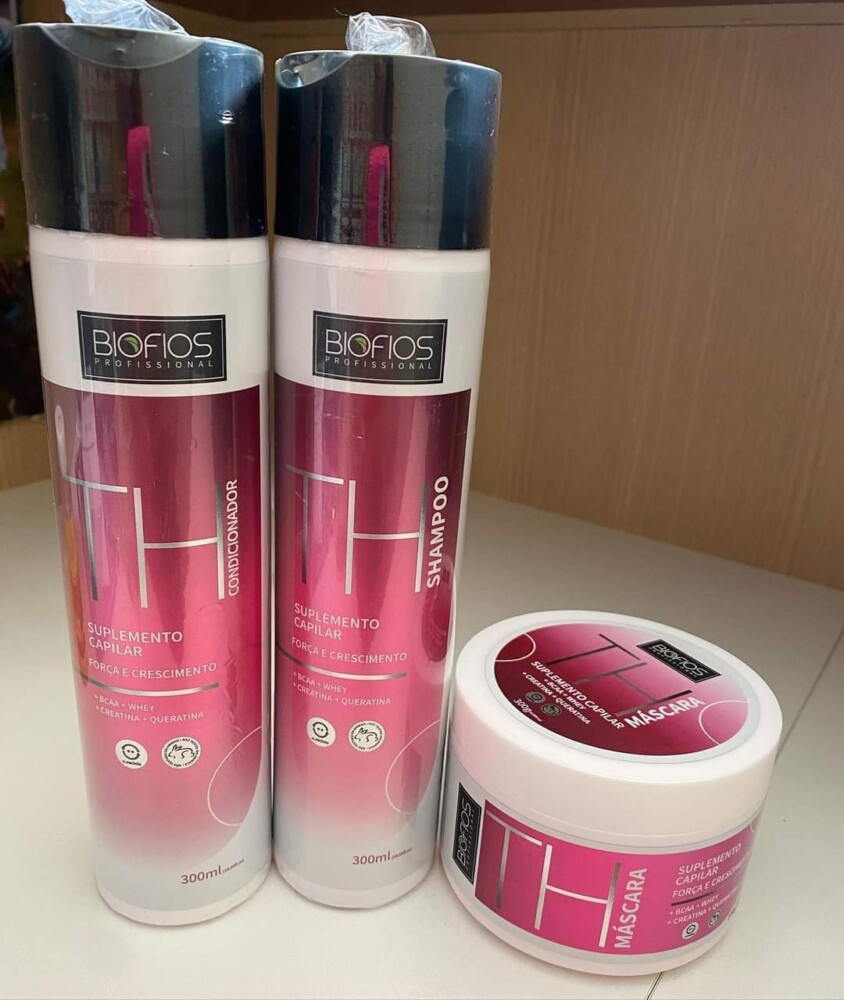 Kit Biofios Top Hair Força e Crescimento bio fios - SADERUES COSMÉTICOS